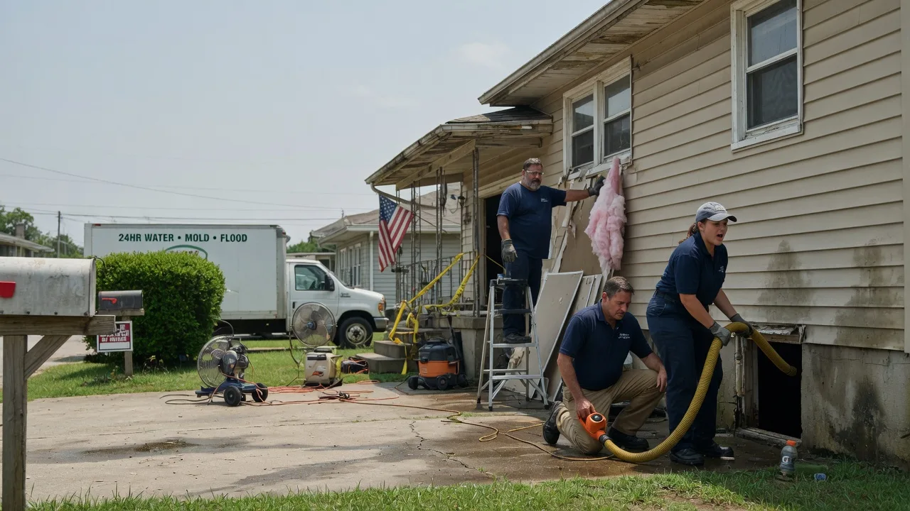 Water Damage Repair in Dequincy, LA near me